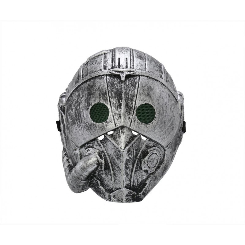 Steampunk Cyborg Grey Adult Costume Halloween Mask (HM4)